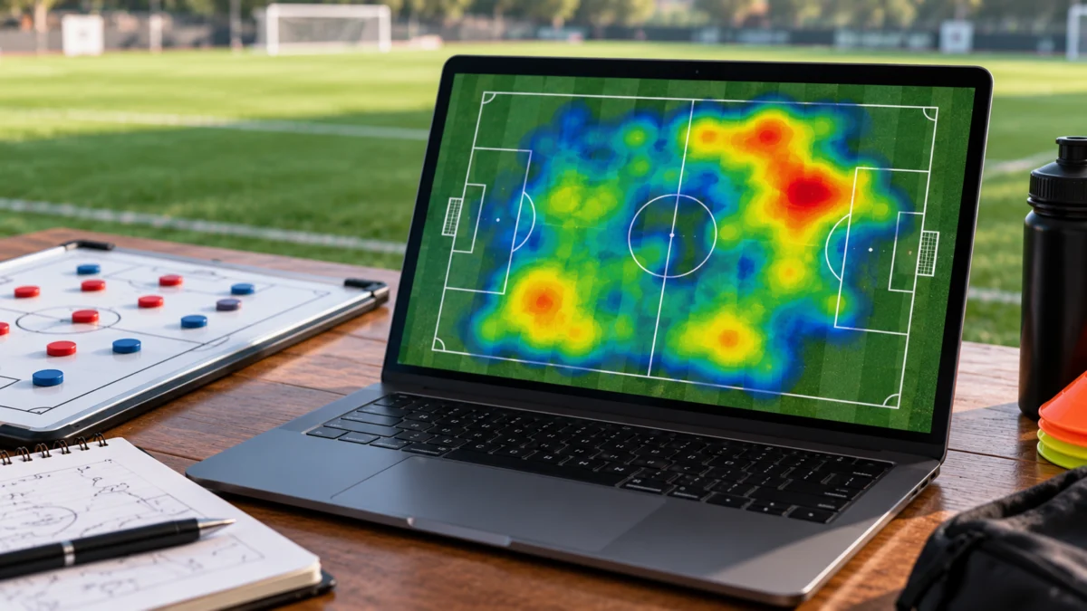mirar en un mapa de calor de fútbol