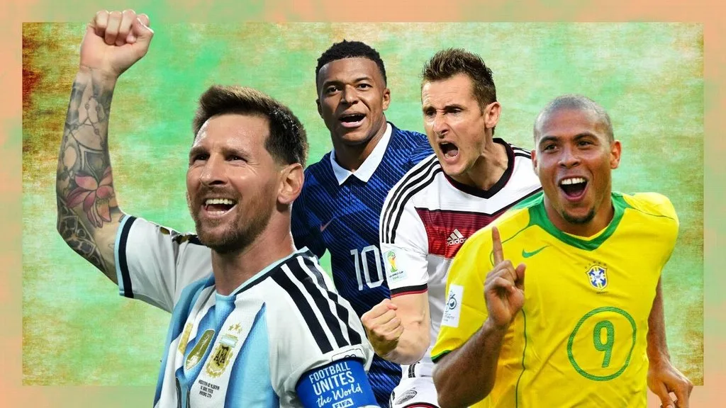 Máximos goleadores en la historia de los Mundiales